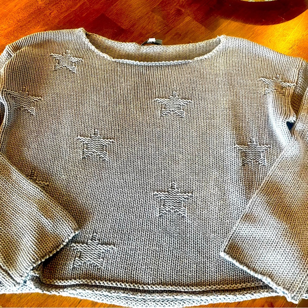 Rails spring summer sweater.  French blue color.